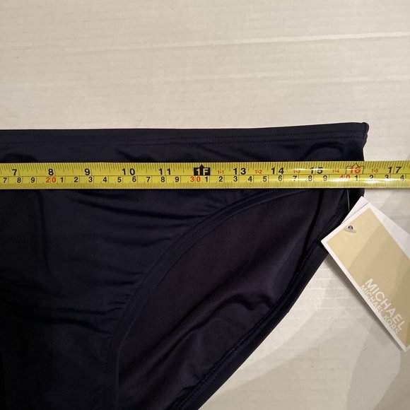 Michael Kors Sz XL Women's Navy Classic Bikini Swim Bottoms - Picture 4 of 7